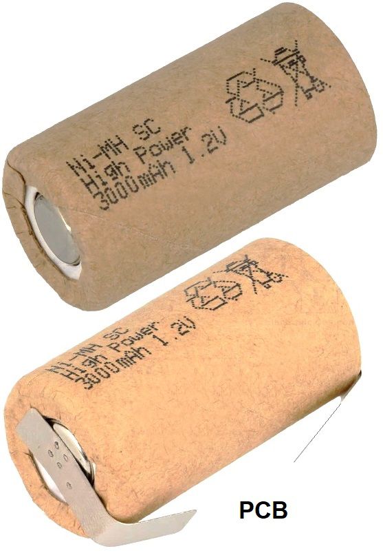 Bateria NI-MH SubC 1,2V.3000mA